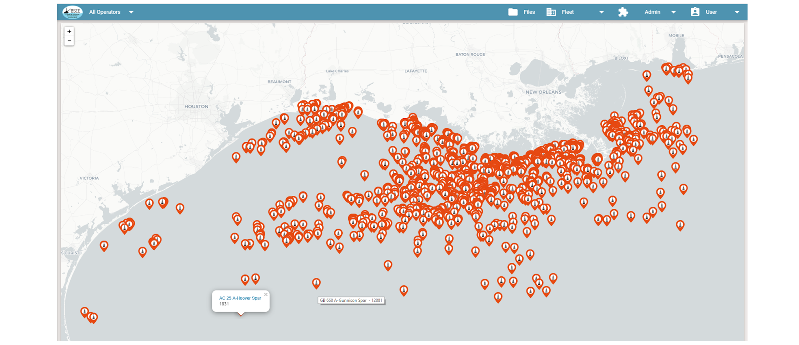 Screens of UI oil and gas land management software Screens of UI oil and gas land management software