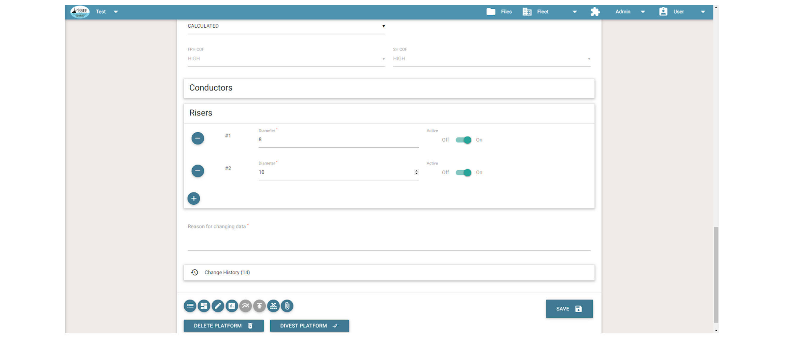 Screens UI oil and gas land management software Screens UI oil and gas land management software