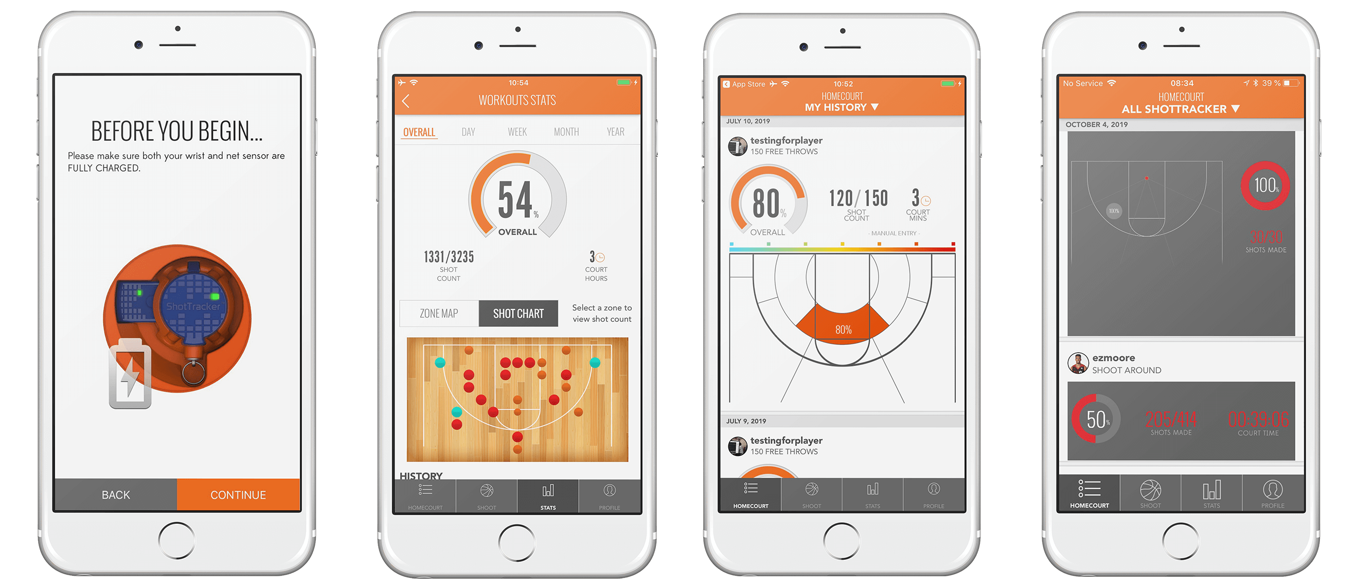 Examples of UI for workout app on iPhone Examples of UI for workout app on iPhone