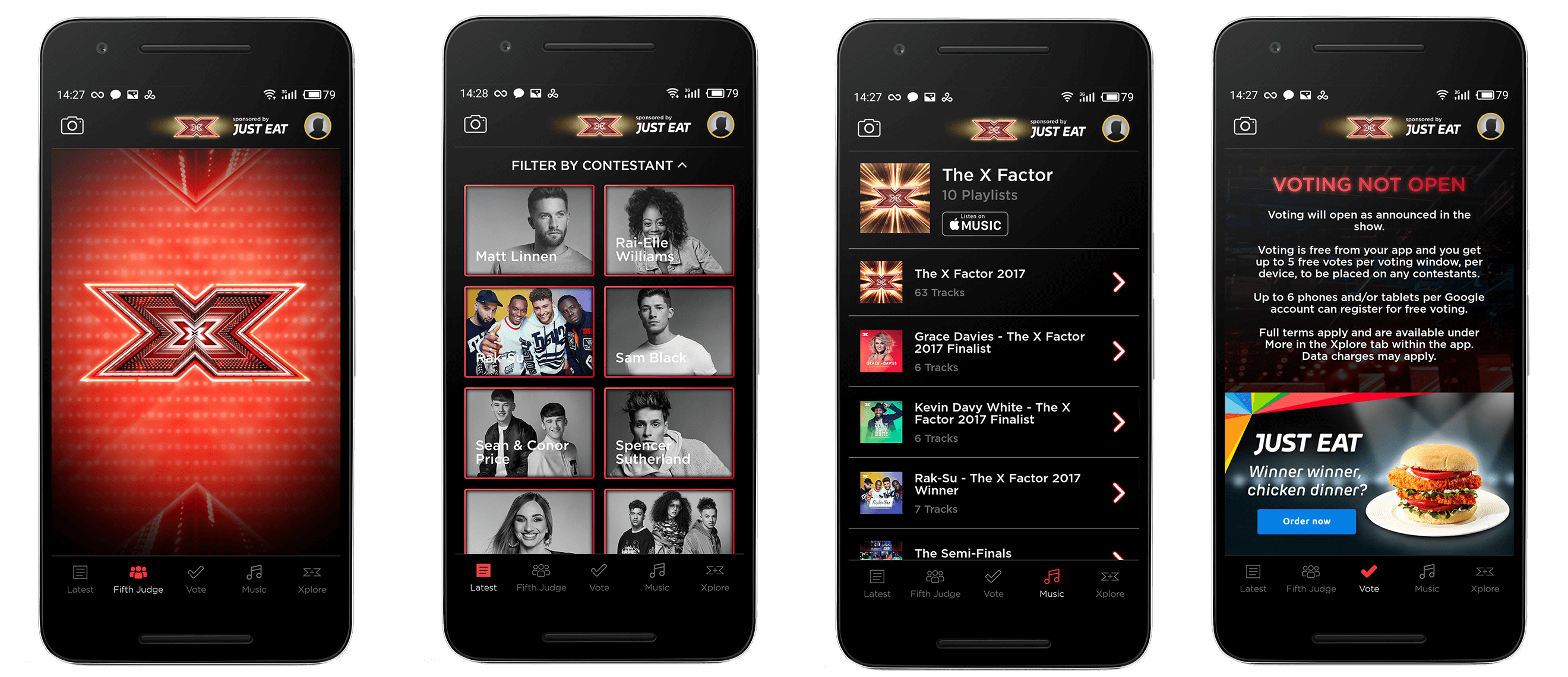 Android smartphones with app for a popular TV show Android smartphones with app for a popular TV show