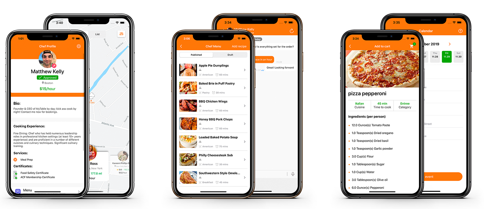 mytable-ios-mockup-group A group of MyTable iOS app UI screens